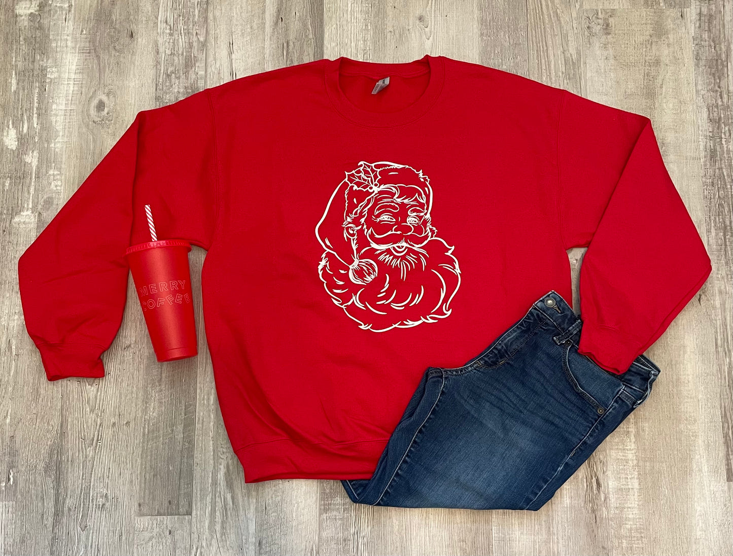 Large Santa Crewneck