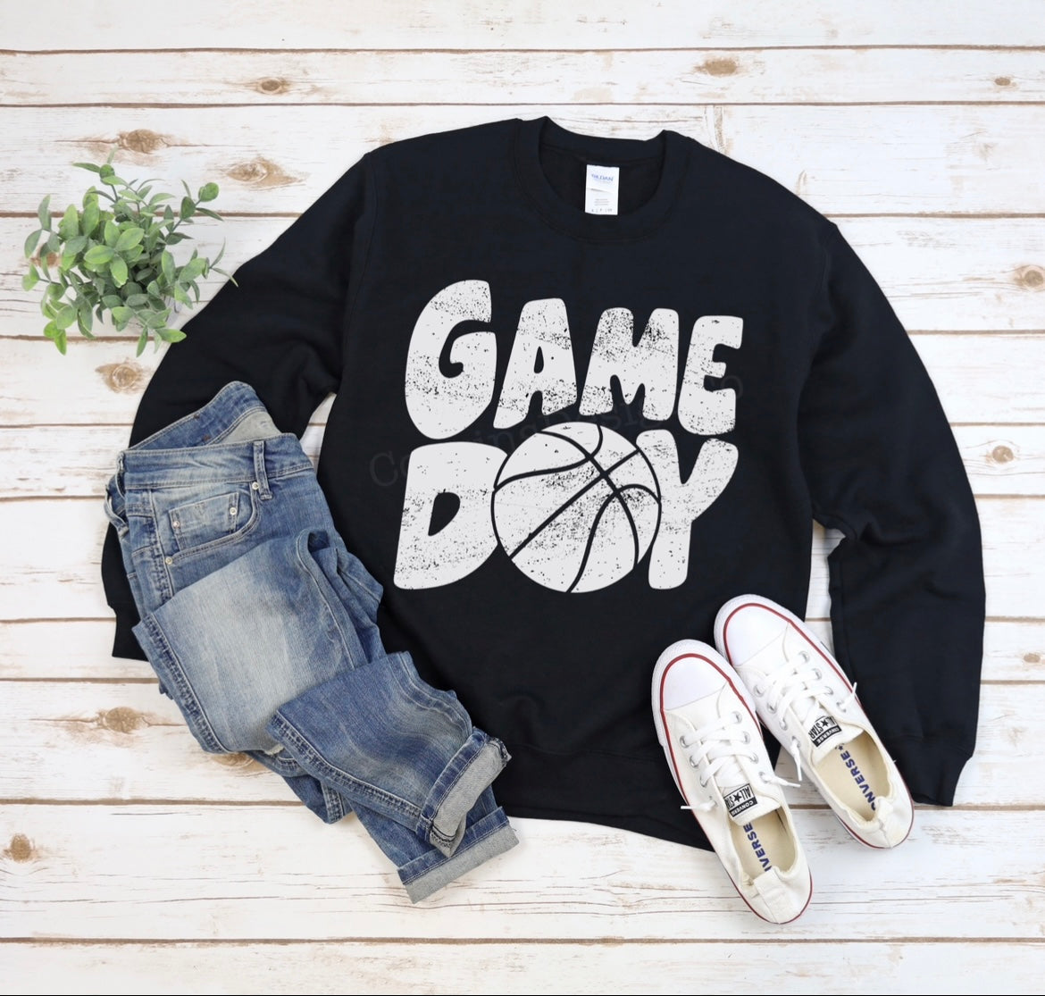 Game Day Basketball transfer WHITE