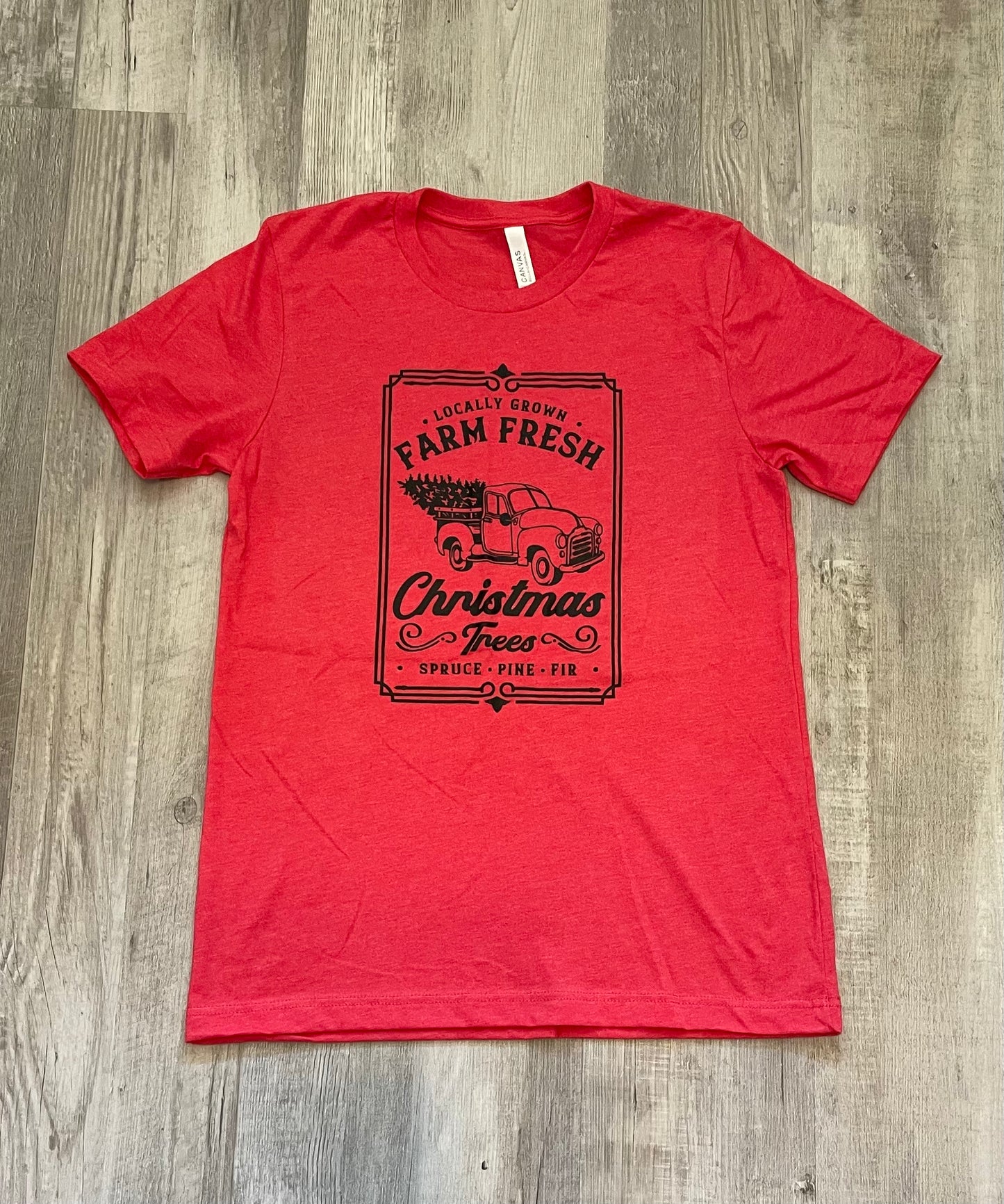 Medium Farm Fresh Christmas Trees Tee